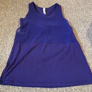 Authentic Lululemon mesh tank top with bra
